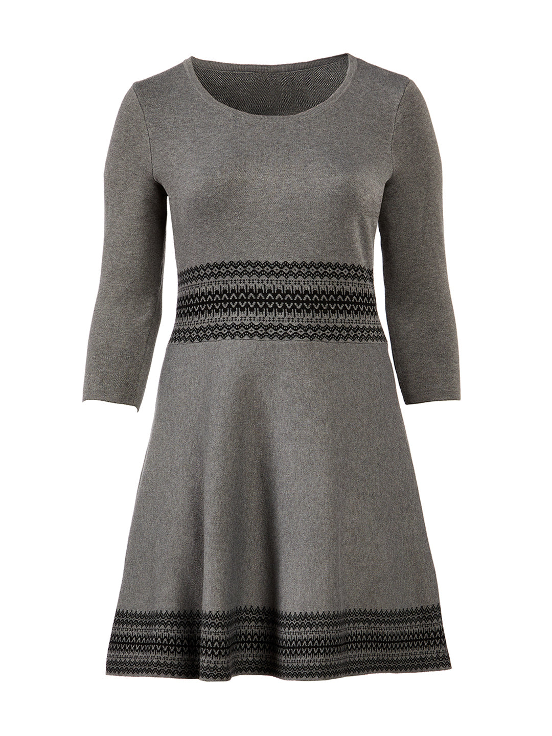 fit and flare sweater dress